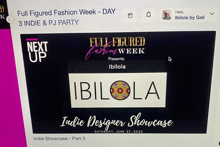 Le show d’Ibilola à la Full Figured Fashion Week